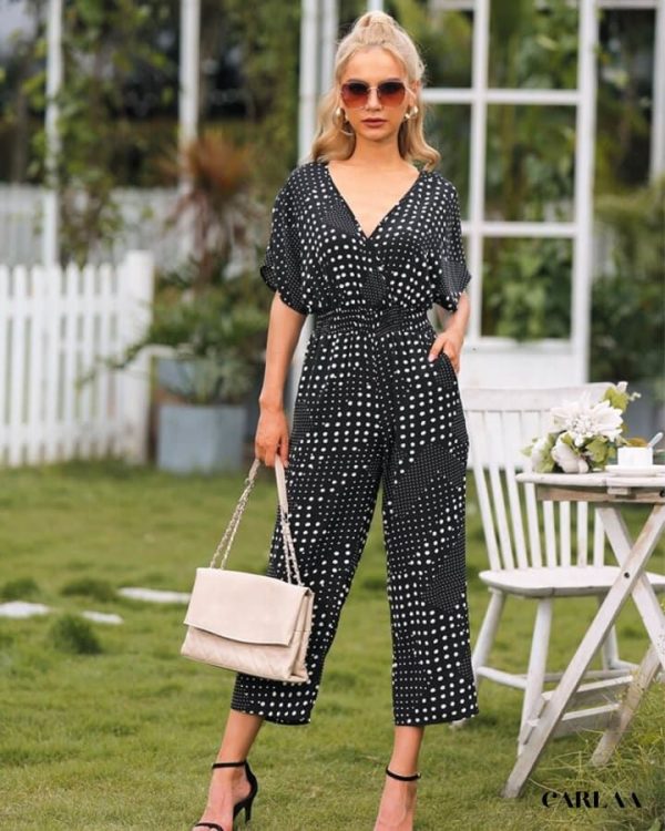 barboteuse sexy à col en v pour femmes