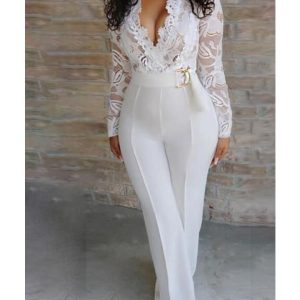 Combinaison Blanche Femme Mariage