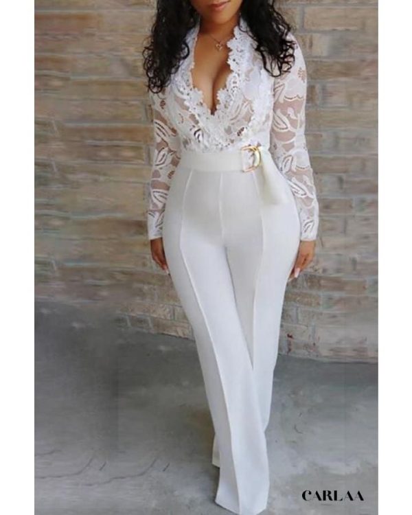 Combinaison Blanche Femme Mariage