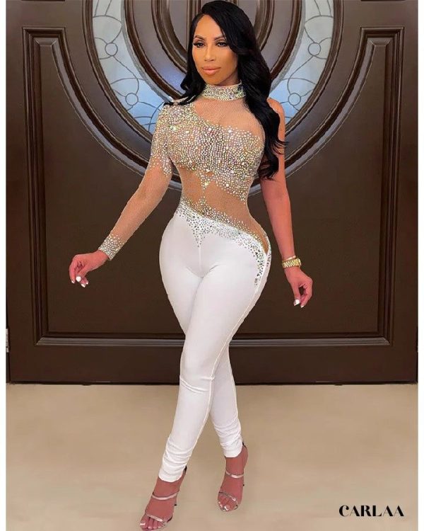 Combinaison Blanche Soirée