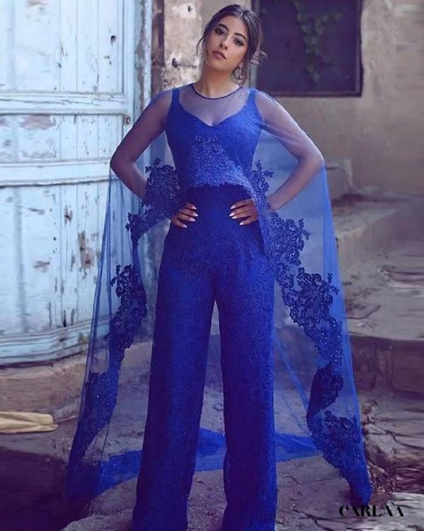 Combinaison bleu marine mariage