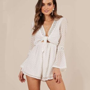 combinaison bohème blanche