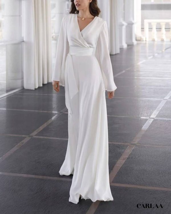 Combinaison fluide femme mariage