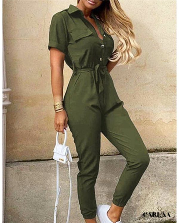 Combinaison Kaki Militaire Femme