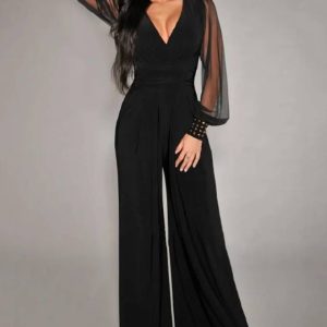 Combinaison moulante femme manche longue