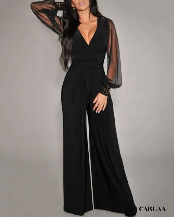 Combinaison moulante femme manche longue