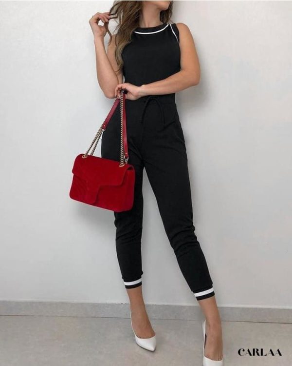 Combinaison Noire Femme Chic