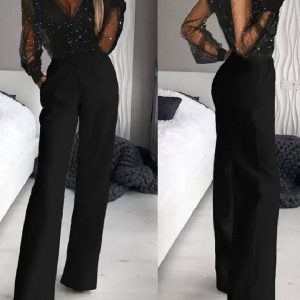 Combinaison noire manche longue