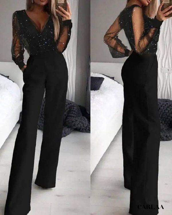 Combinaison noire manche longue