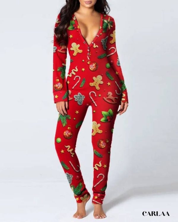 Combinaison pyjama noel