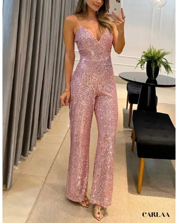 Combinaison Rose Paillette