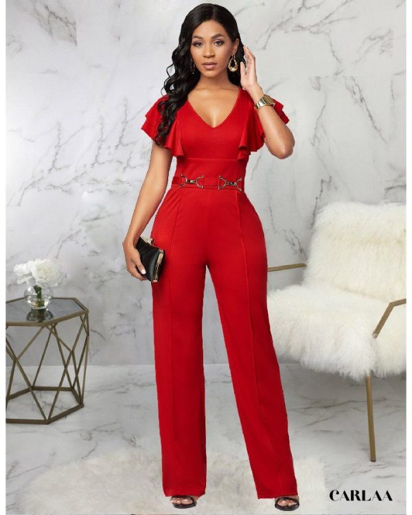 Combinaison Rouge Chic