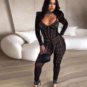 Combinaison Soirée Paillette