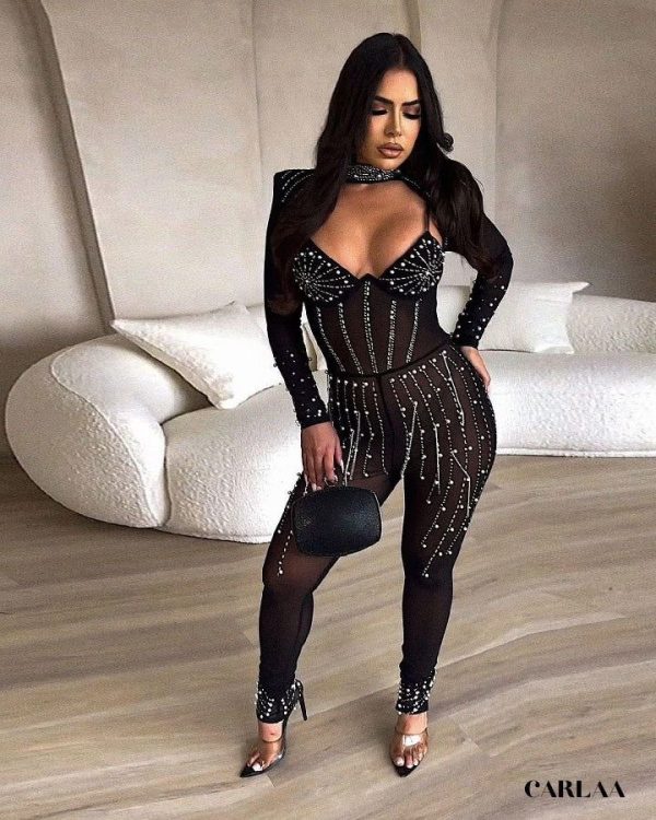 Combinaison Soirée Paillette