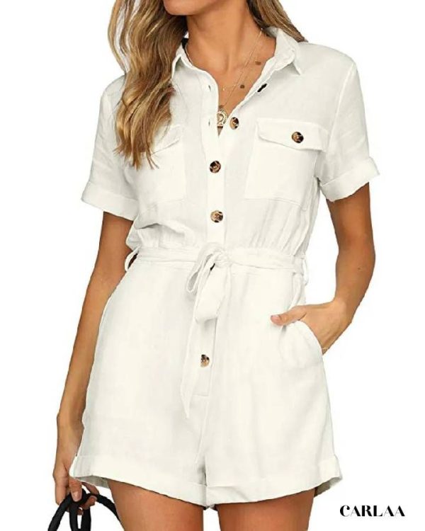 Combishort femme manche courte