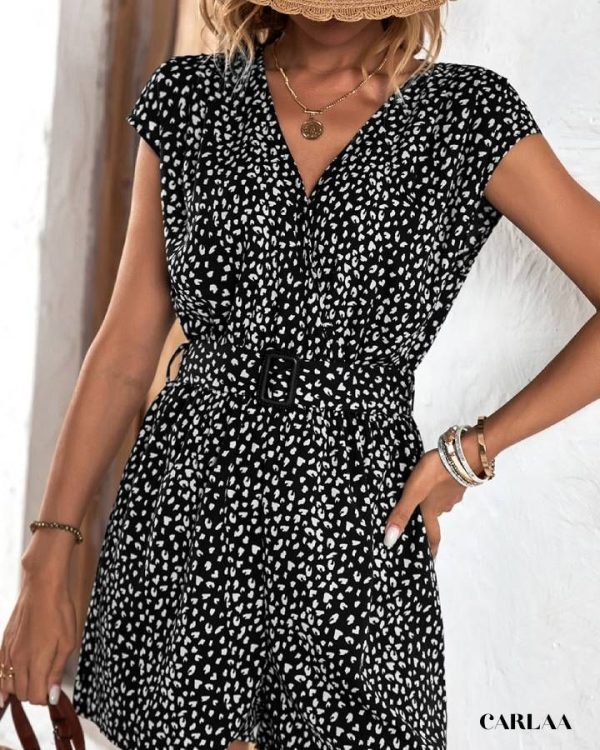 Combishort noir et blanc