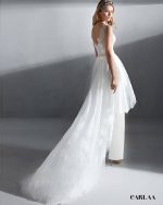 jumpsuit mariage blanc élégant