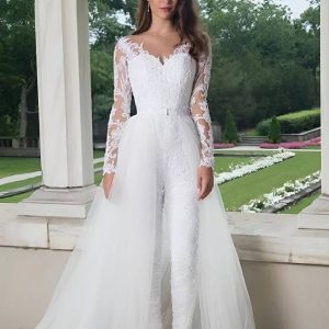 Mariage combinaison femme