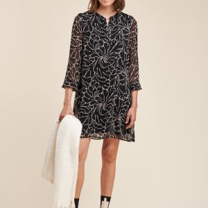 robe courte en voile de polyester recyclé