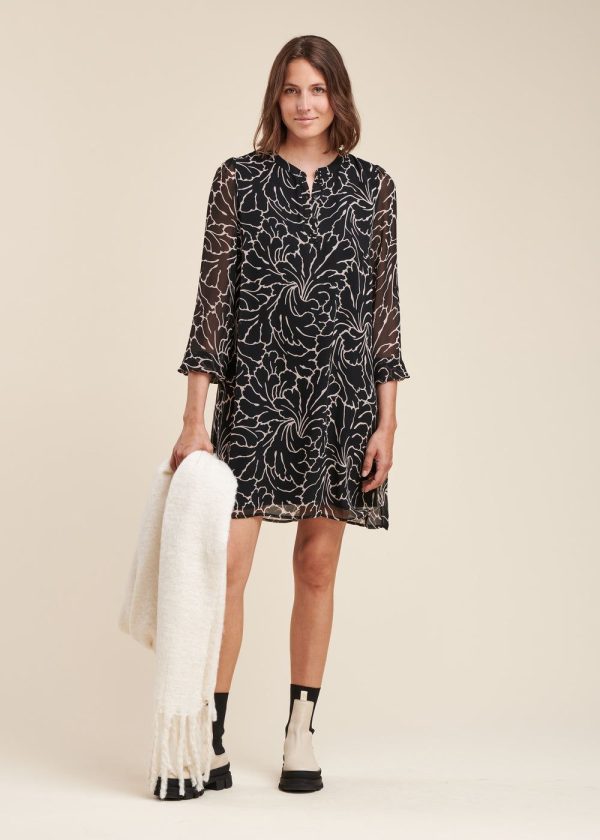 robe courte en voile de polyester recyclé